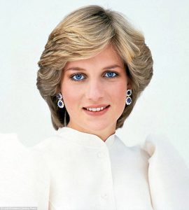 Iconic Lady Diana haircut